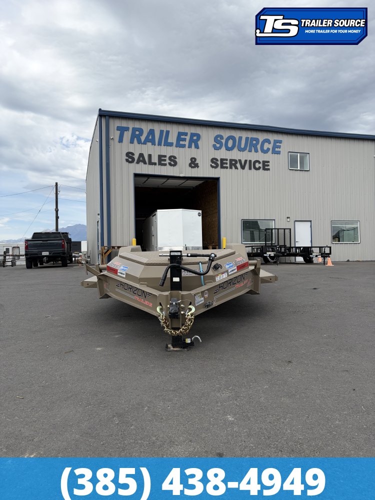 8.5x22 Horizon ETZ Tilt Trailer - 15.2K GVWR - Wide Body w/ Drive Over Fenders
