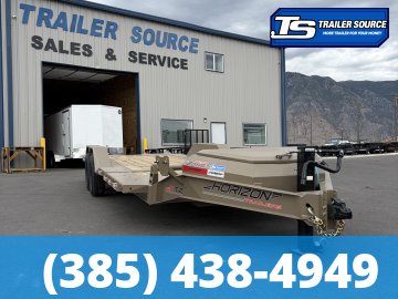 8.5x22 Horizon ETZ Tilt Trailer - 15.2K GVWR - Wide Body w/ Drive Over Fenders