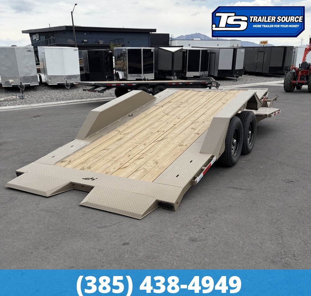 8.5x22 Horizon ETZ Tilt Trailer - 15.2K GVWR - Wide Body w/ Drive Over Fenders
