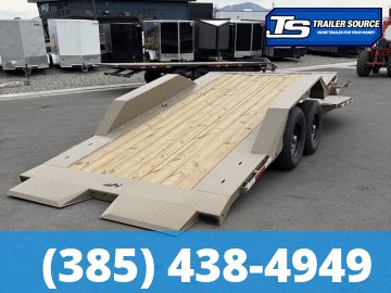 8.5x22 Horizon ETZ Tilt Trailer - 15.2K GVWR - Wide Body w/ Drive Over Fenders