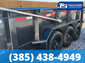 7x16 Diamond C LPT 307 Dump Trailer - 32" Sides - 24K GVWR - 14 Ply Tires, ABS Brakes, Board Brackets, Long Arm Tarp