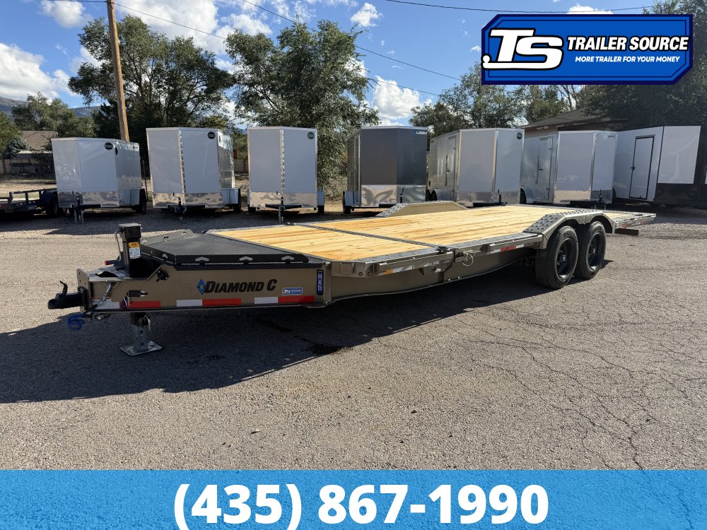 8.5x22 Diamond C HXD 208 Wide Body w/ Drive Over Fenders Tilt