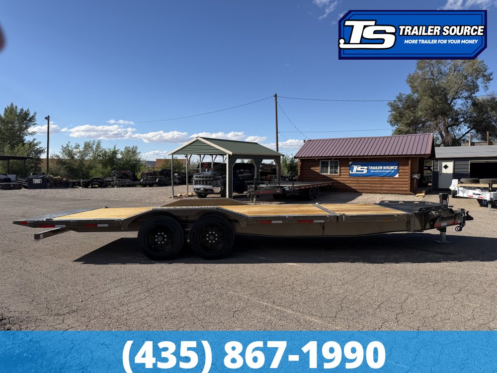 8.5x22 Diamond C HXD 208 Wide Body w/ Drive Over Fenders Tilt Trailer - 18K GVWR -