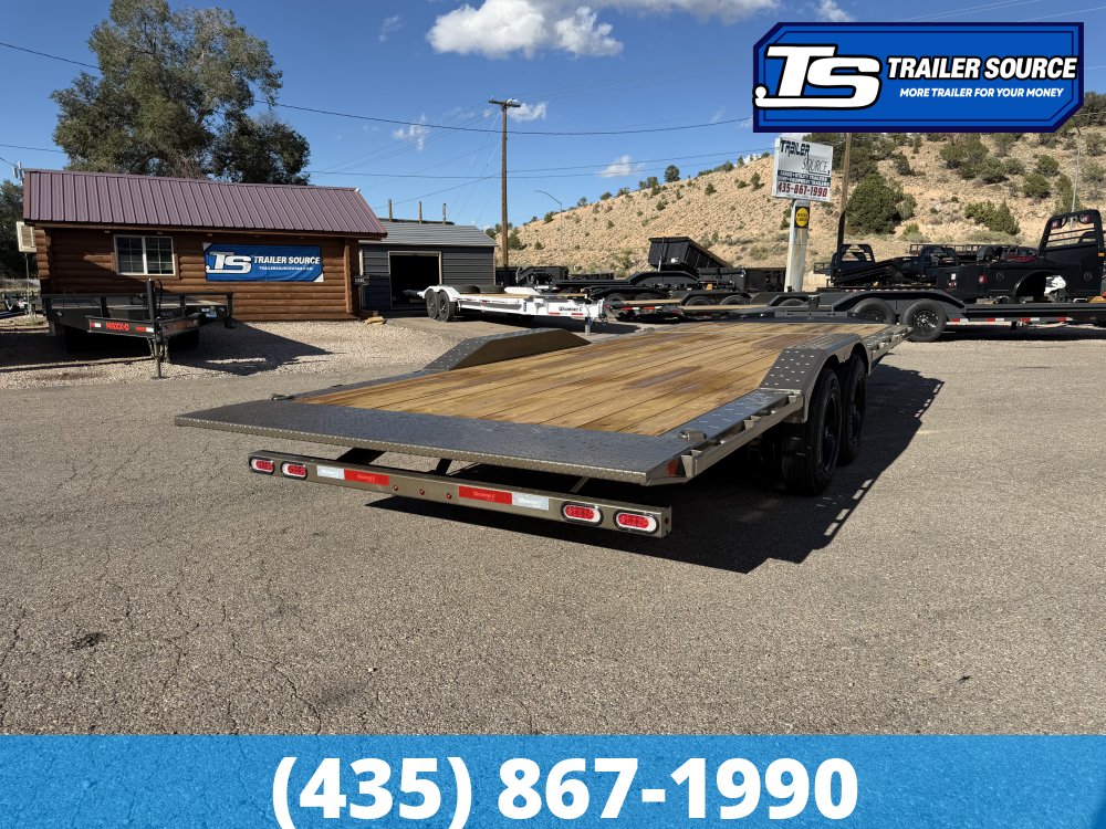 8.5x22 Diamond C HXD 208 Wide Body w/ Drive Over Fenders Tilt Trailer - 18K GVWR -