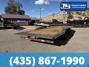 8.5x22 Diamond C HXD 208 Wide Body w/ Drive Over Fenders Tilt Trailer - 18K GVWR -