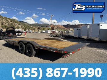 8.5x22 Diamond C HXD 208 Wide Body w/ Drive Over Fenders Tilt Trailer - 18K GVWR -