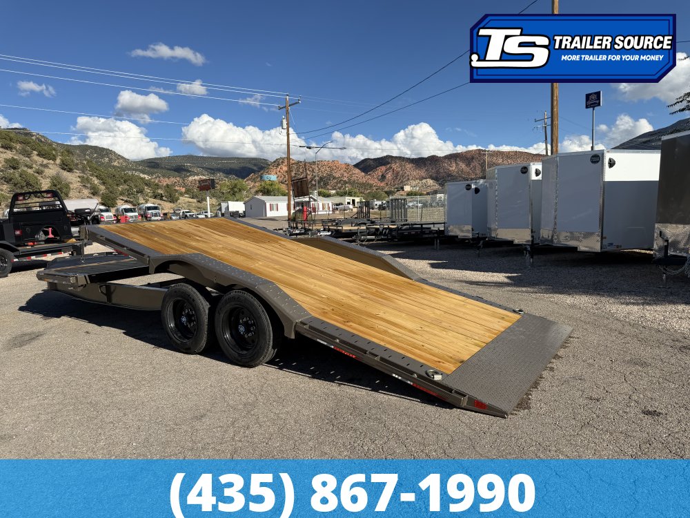 8.5x22 Diamond C HXD 208 Wide Body w/ Drive Over Fenders Tilt Trailer - 18K GVWR -