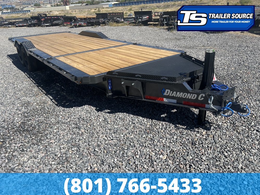 8.5x24 Diamond C HXD 210 Wide Body w/ Drive Over Fenders Tilt