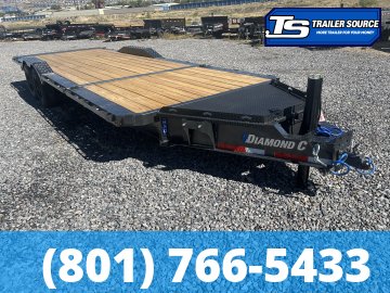 8.5x24 Diamond C HXD 210 Wide Body w/ Drive Over Fenders Tilt
