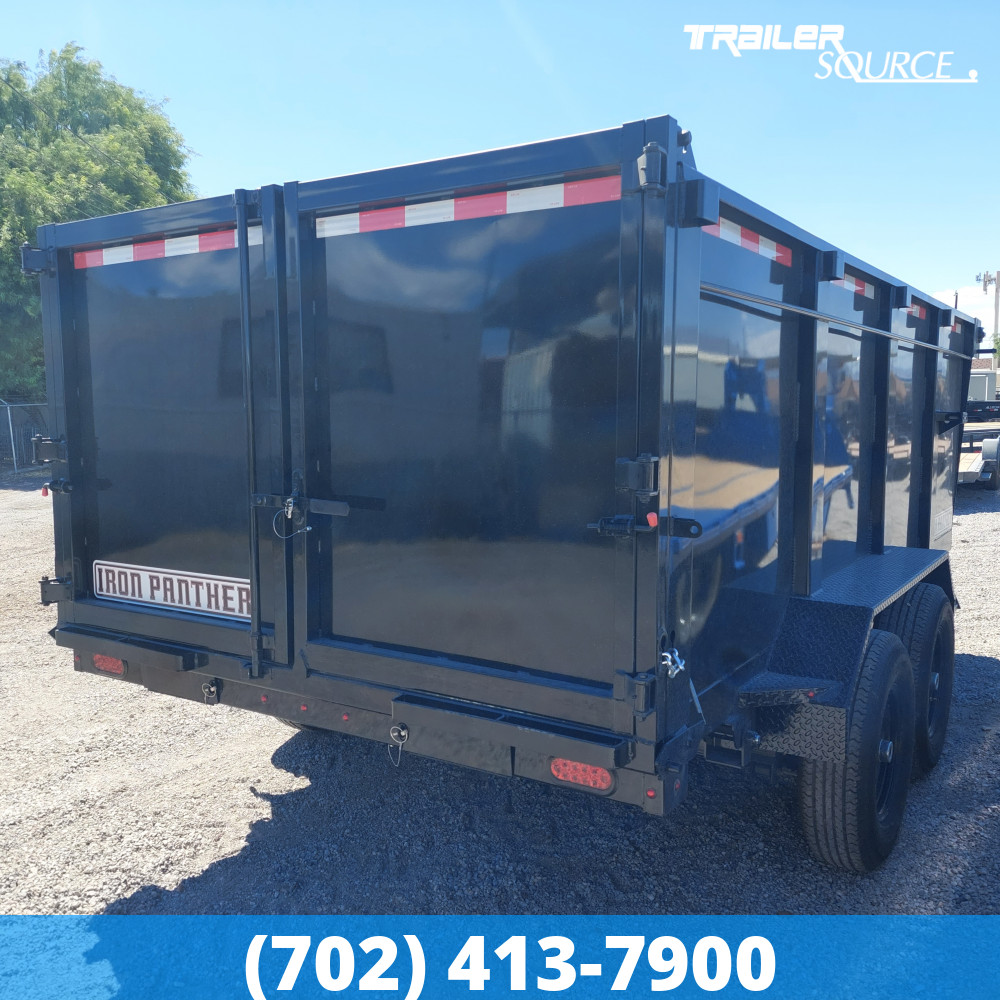 7x14 Iron Panther Dump 48" Sides 14K Dump Trailer