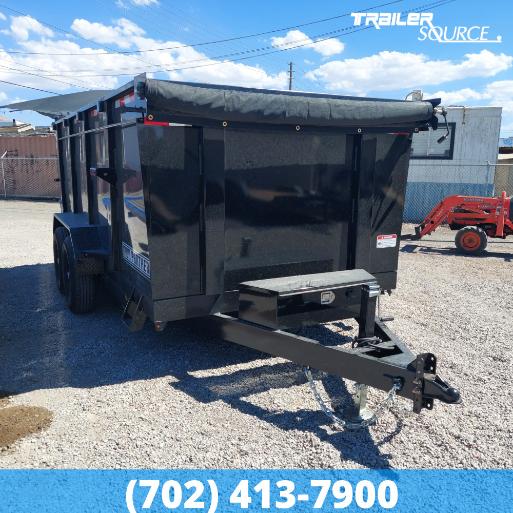 7x14 Iron Panther Dump 48" Sides 14K Dump Trailer