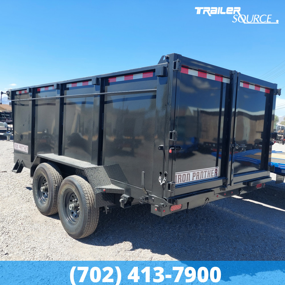 7x14 Iron Panther Dump 48" Sides 14K Dump Trailer
