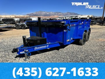 6.5x12 Diamond C MDT Medium Duty Telescopic Dump 10K 32" Sides Dump