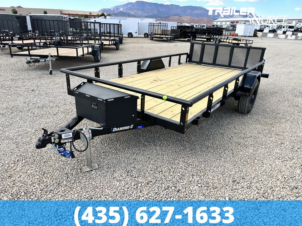 7x14 Diamond C PSA Premium Single Axle Utility Single Axle Utility