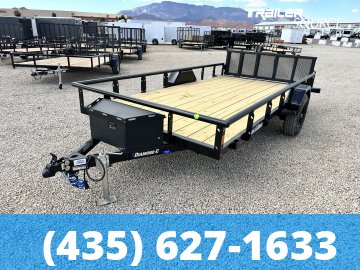 7x14 Diamond C PSA Premium Single Axle Utility Single Axle Utility