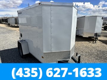 5x8 Wells Cargo FastTrac 5'6" Interior Single Axle Enclosed Cargo