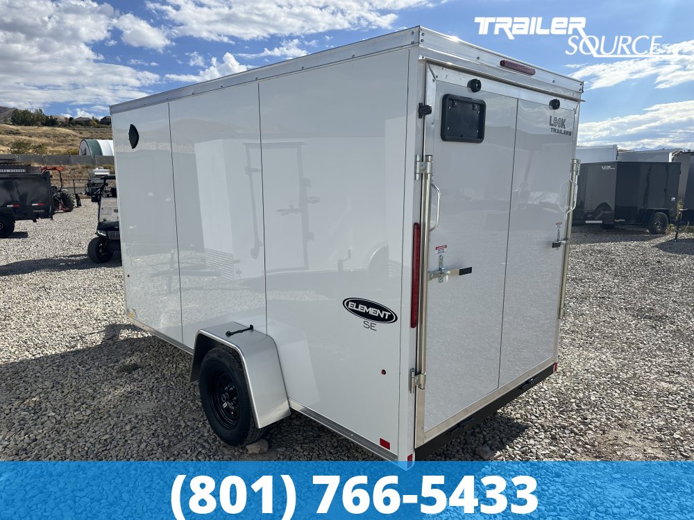 6x12 Look Element SE Single Axle Enclosed Cargo