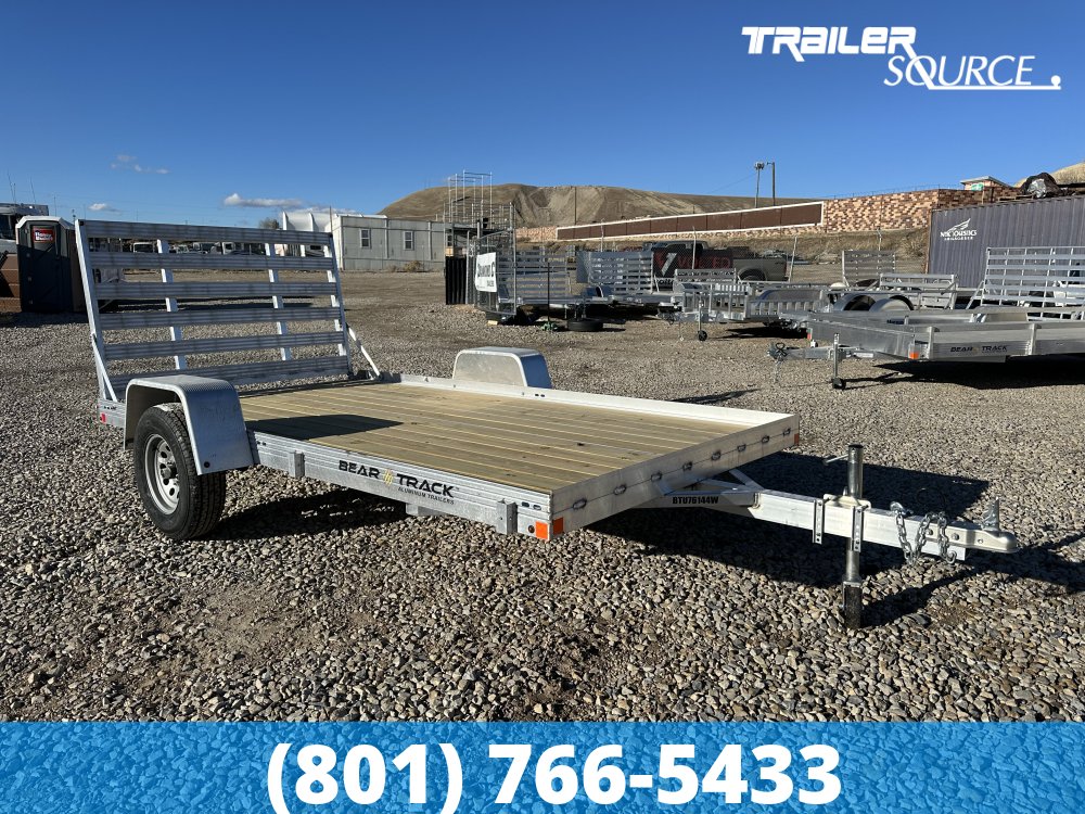 6.5x12 Bear Track Single Axle Wood Deck Utility