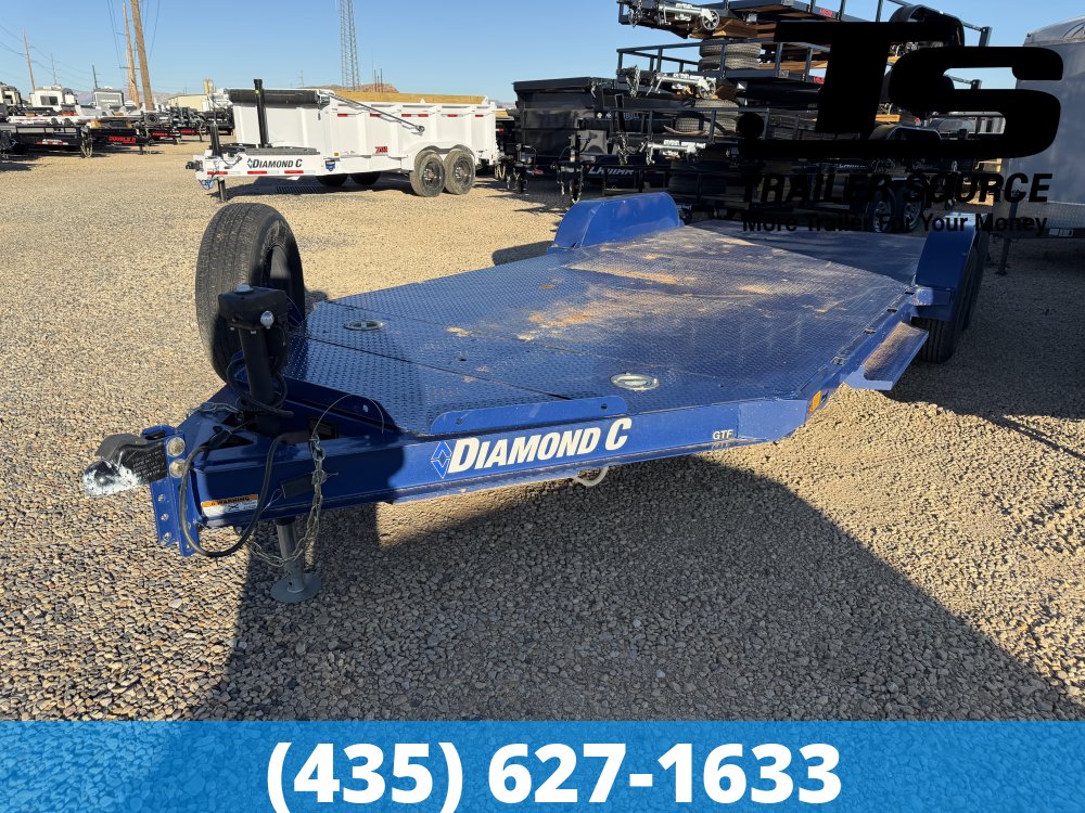 7x18 Diamond C GTF 206 Flatbed Car Hauler