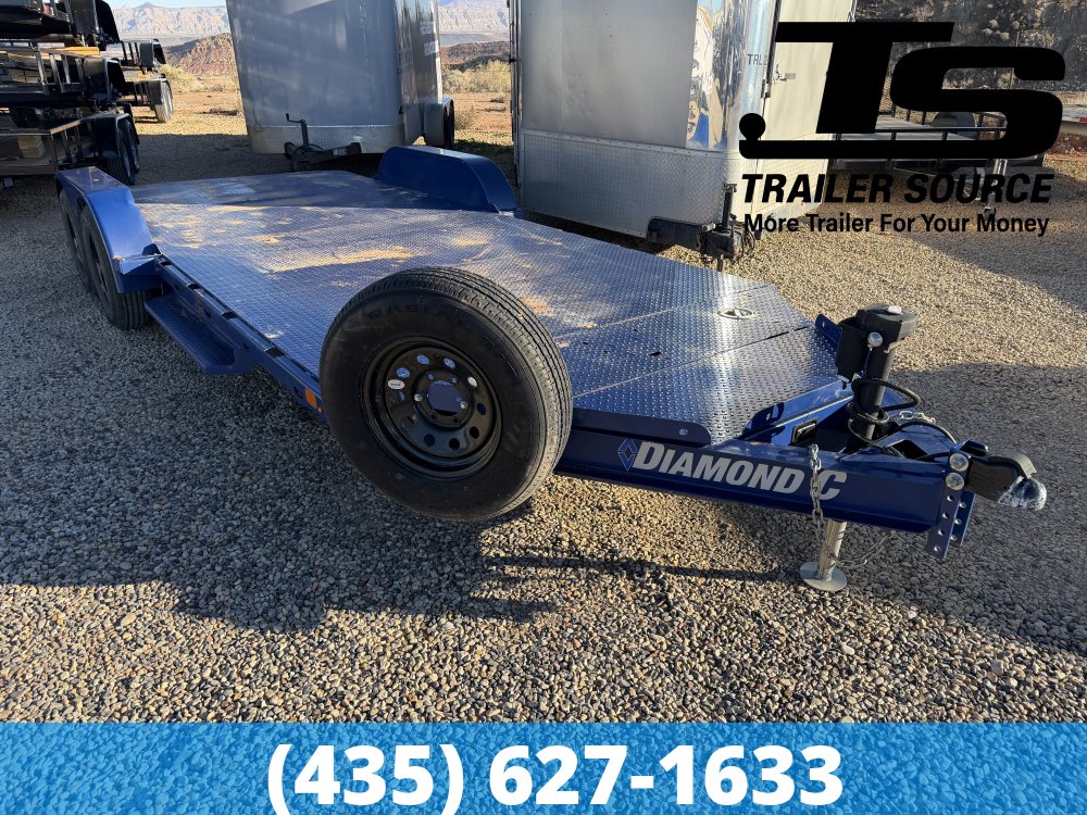 7x18 Diamond C GTF 206 Flatbed Car Hauler