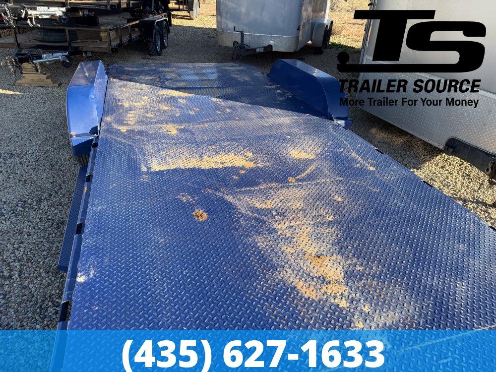 7x18 Diamond C GTF 206 Flatbed Car Hauler