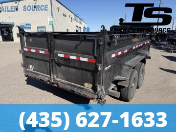 7x14 PJ Trailers Dump Dump Trailer - 14K GVWR -