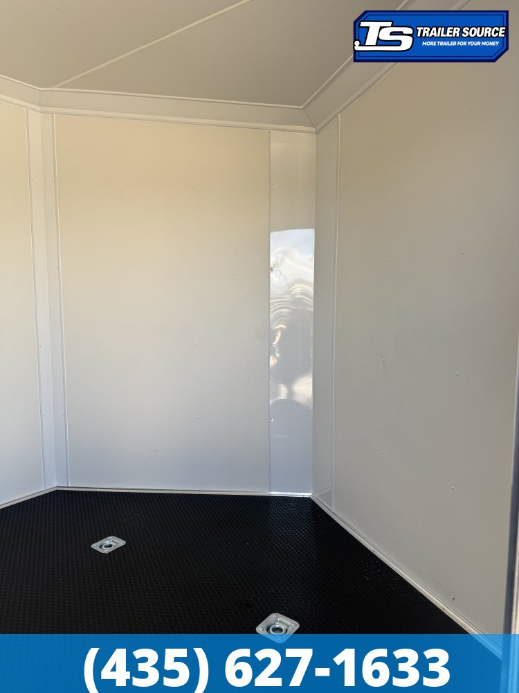 8.5x20 Look Element SE Enclosed Cargo Trailer - 7'0" Interior - 10K GVWR - .080 PolyCor, Alloy Wheels, Black Out Package, Rear Spoiler w/ Load Lights, Rubber Coin Floor, Vinyl Ceil