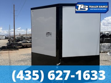 8.5x20 Look Element SE Enclosed Cargo Trailer - 7'0" Interior - 10K GVWR - .080 PolyCor, Alloy Wheels, Black Out Package, Rear Spoiler w/ Load Lights, Rubber Coin Floor, Vinyl Ceil