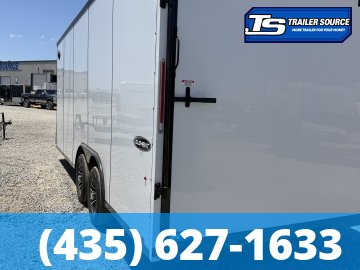 8.5x20 Look Element SE Enclosed Cargo Trailer - 7'0" Interior - 10K GVWR - .080 PolyCor, Alloy Wheels, Black Out Package, Rear Spoiler w/ Load Lights, Rubber Coin Floor, Vinyl Ceil