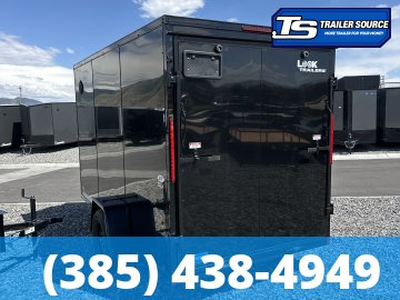 6x12 Look ST DLX Enclosed Cargo Trailer - 6'6" Interior - 3.5K GVWR - .080 PolyCor, Black Out Package, D-Rings, Stabilizer Jacks