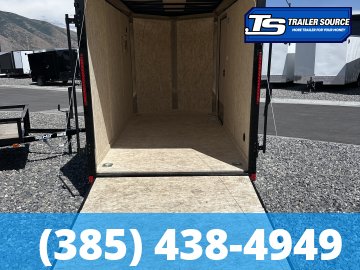 6x12 Look ST DLX Enclosed Cargo Trailer - 6'6" Interior - 3.5K GVWR - .080 PolyCor, Black Out Package, D-Rings, Stabilizer Jacks