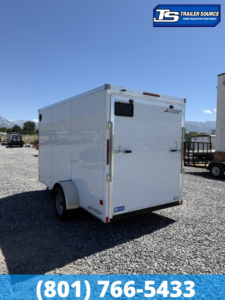 6x12 American Hauler Arrow Enclosed Cargo Trailer - 6'6" Interior - 3.5K GVWR - .080 PolyCor