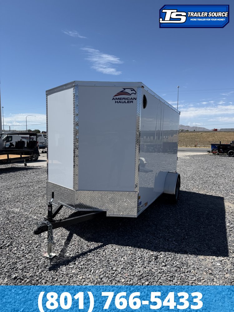 6x12 American Hauler Arrow Enclosed Cargo Trailer - 6'6" Interior - 3.5K GVWR - .080 PolyCor