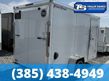 6x12 Wells Cargo FastTrac Enclosed Cargo Trailer - 6'6" Interior - 3.5K GVWR - .080 PolyCor