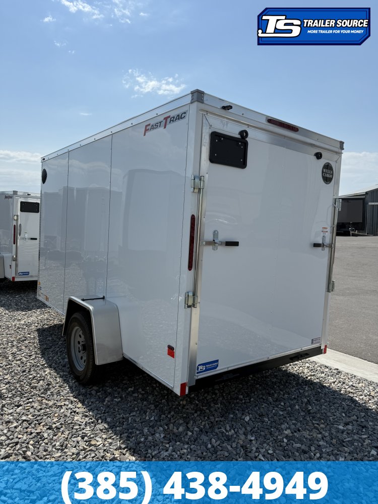 6x12 Wells Cargo FastTrac Enclosed Cargo Trailer - 6'6" Interior - 3.5K GVWR - .080 PolyCor