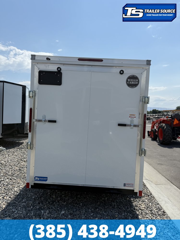 6x12 Wells Cargo FastTrac Enclosed Cargo Trailer - 6'6" Interior - 3.5K GVWR - .080 PolyCor