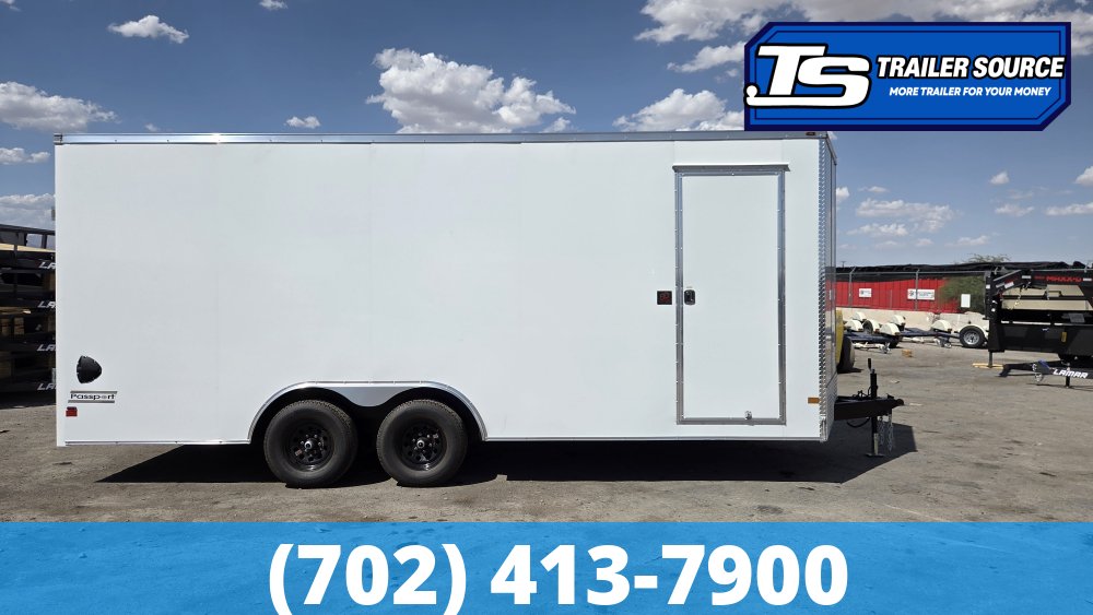 8.5x20 Haulmark Passport DELUXE Enclosed Cargo Trailer - 7'6" Interior - 10K GVWR - Dovetail