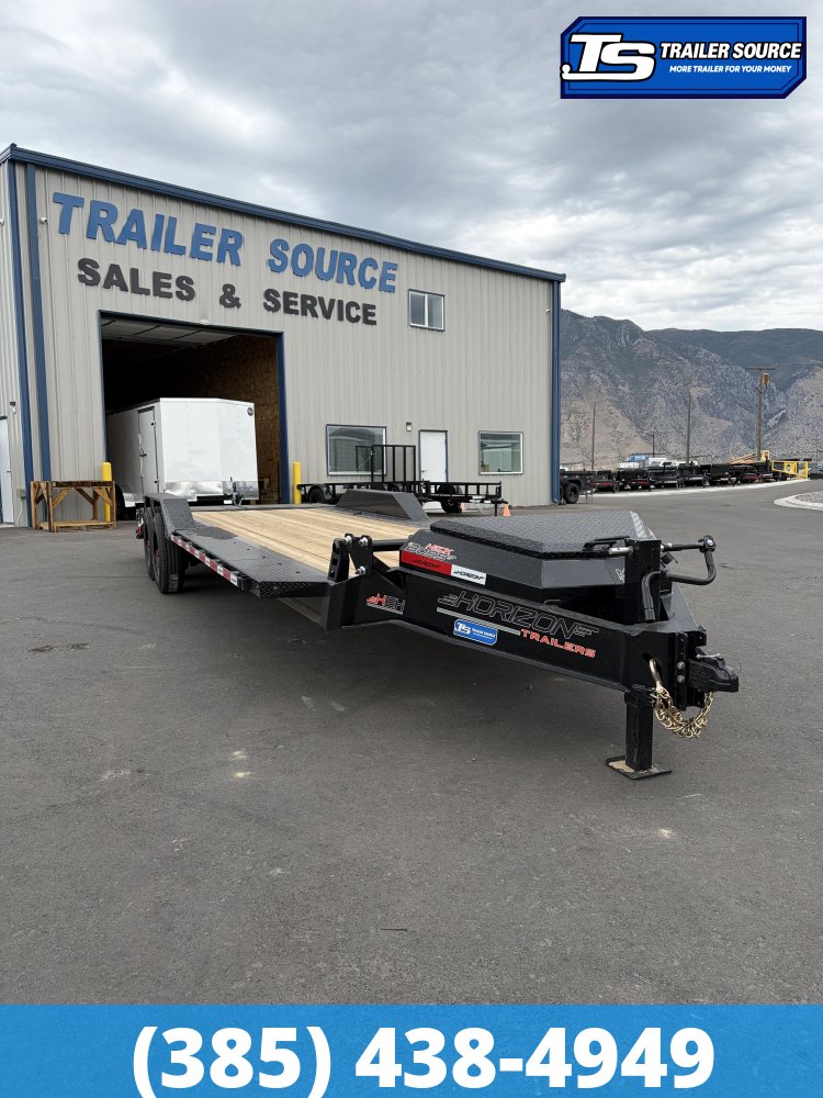 8.5x24 Horizon HEH Equipment Trailer - 21K GVWR - Wide Body w/ Drive Over Fenders