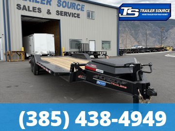8.5x24 Horizon HEH Equipment Trailer - 21K GVWR - Wide Body w/ Drive Over Fenders