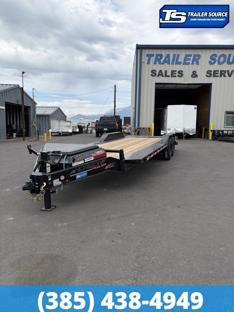 8.5x24 Horizon HEH Equipment Trailer - 21K GVWR - Wide Body w/ Drive Over Fenders