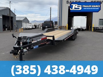 8.5x24 Horizon HEH Equipment Trailer - 21K GVWR - Wide Body w/ Drive Over Fenders