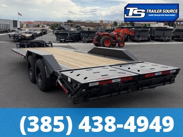 8.5x24 Horizon HEH Equipment Trailer - 21K GVWR - Wide Body w/ Drive Over Fenders