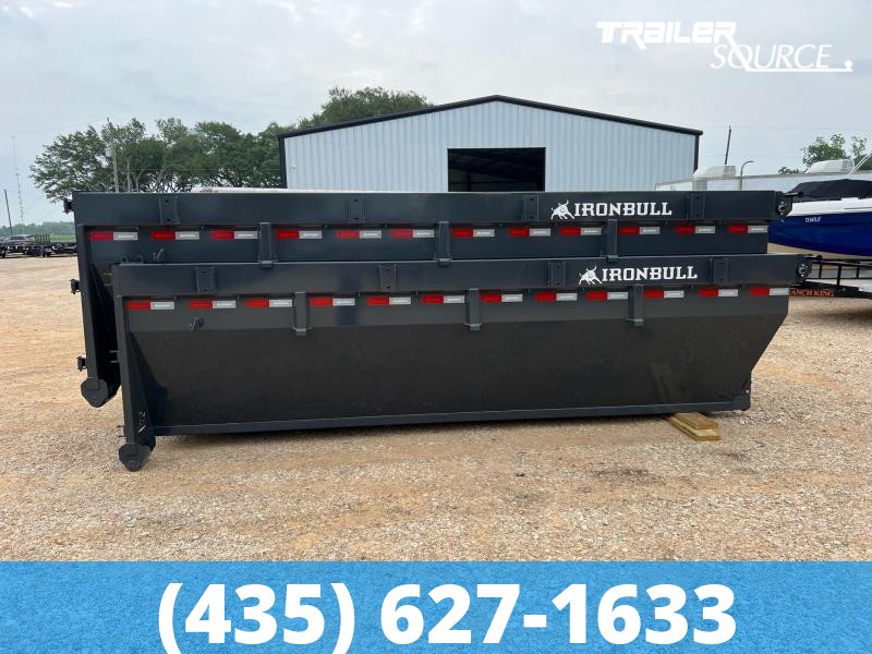 14' Iron Bull Roll Off Dumpster Bin