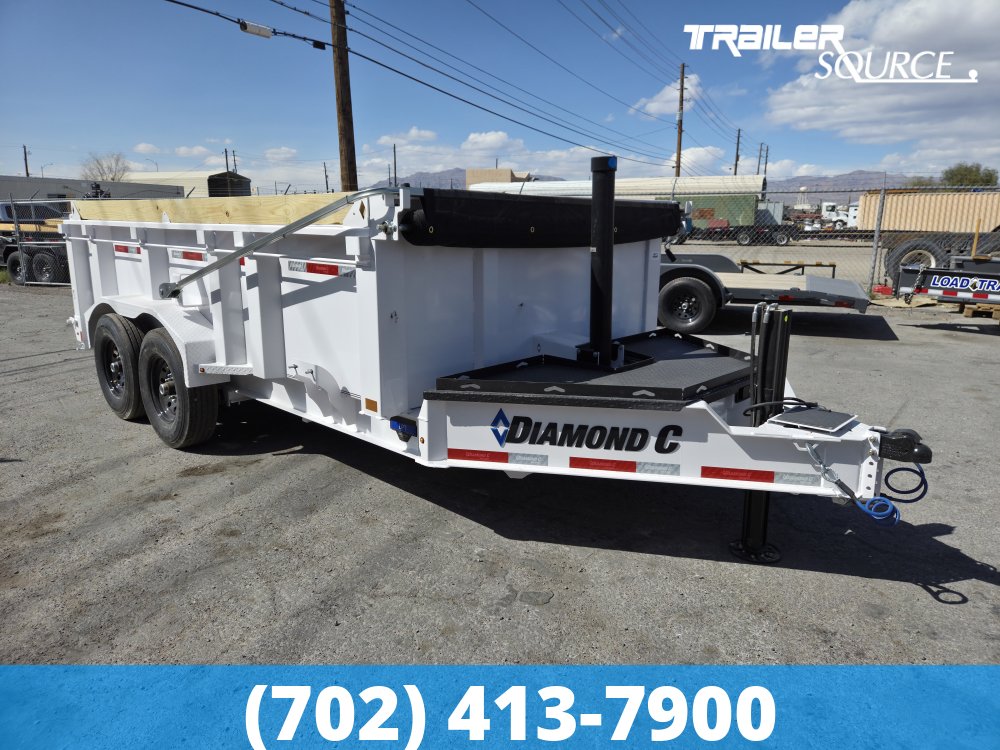 7x14 Diamond C LPT Telescopic Dump 15K 32" Sides Dump