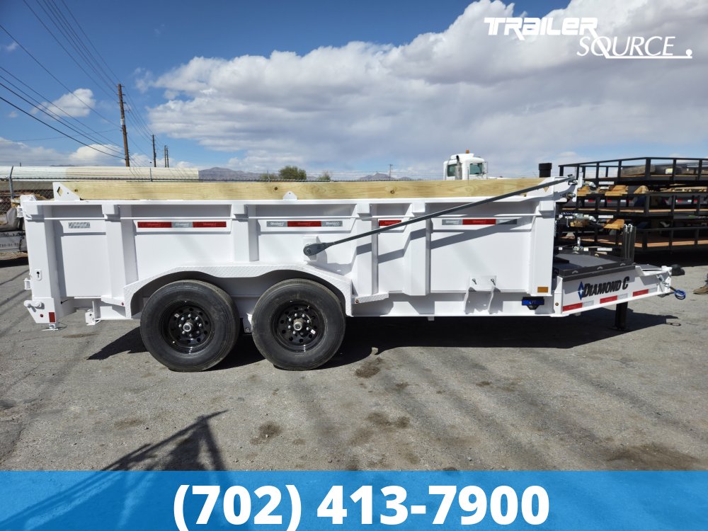 7x14 Diamond C LPT Telescopic Dump 15K 32" Sides Dump