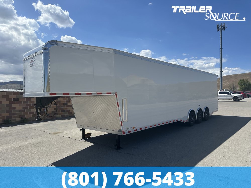 8.5x40 American Hauler Silver Hawk 7'10" Interior Enclosed Car Hauler