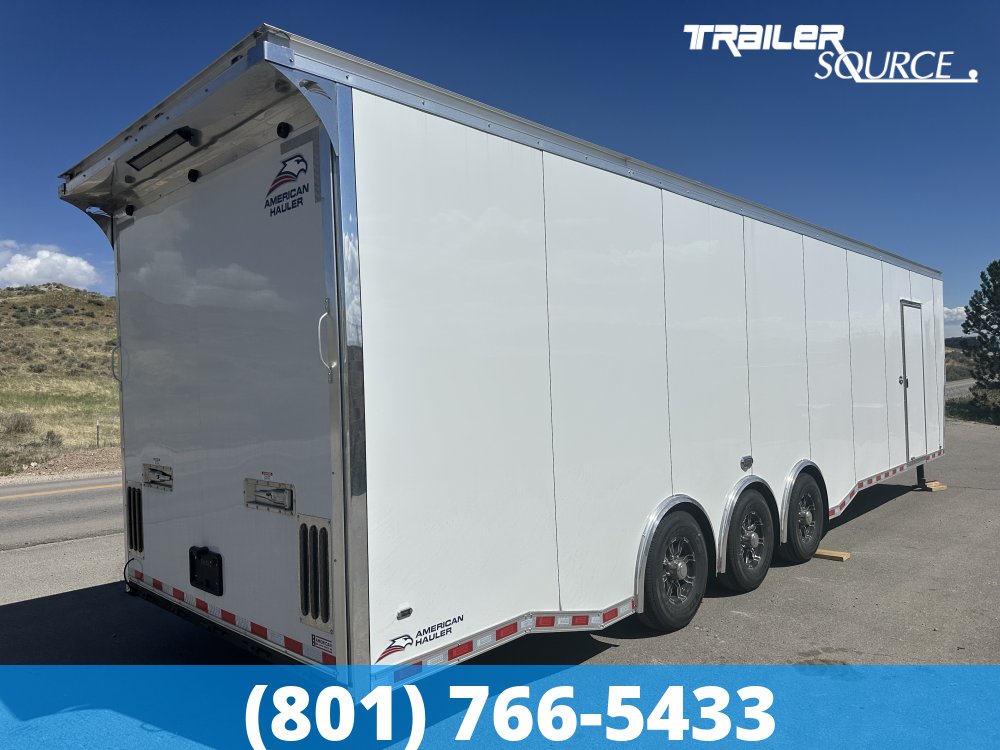 8.5x40 American Hauler Silver Hawk 7'10" Interior Enclosed Car Hauler