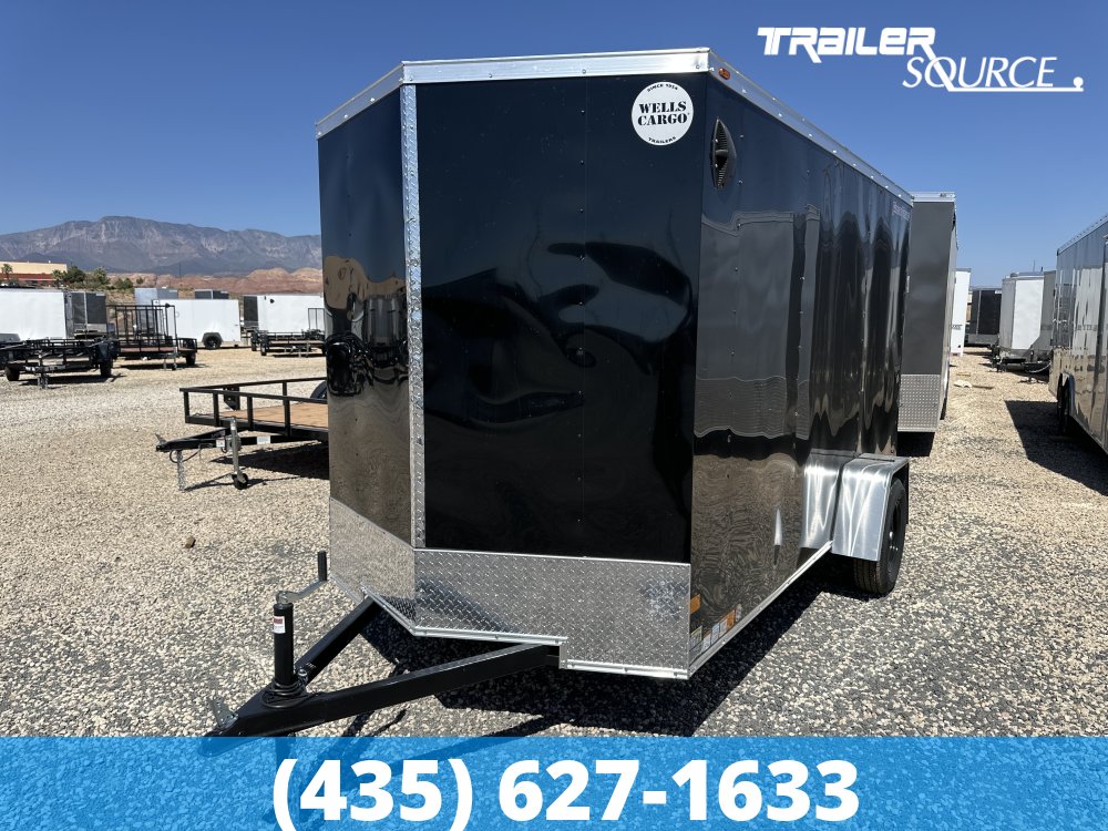 6x12 Wells Cargo Fast Trac Deluxe 6'6" Interior Single Axle Enclosed Cargo