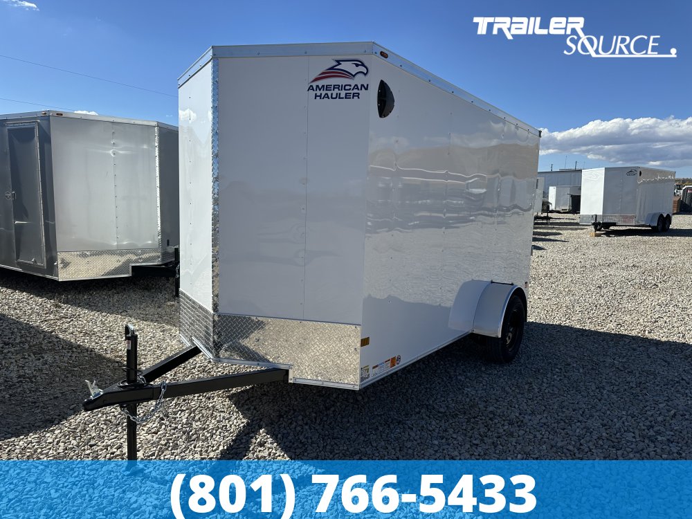 6x12 American Hauler Arrow Deluxe 6'6" Interior Single Axle Enclosed Cargo