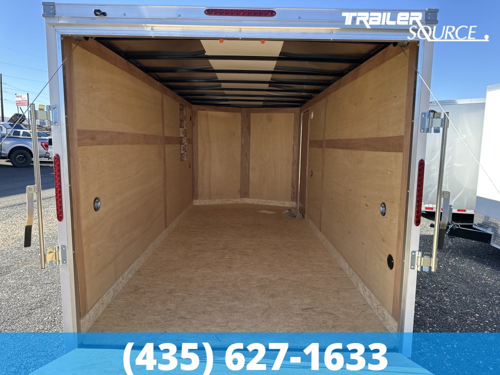 7x16 Haulmark Passport 6'6" Interior 7K Tandem Axle Enclosed Cargo Trailer